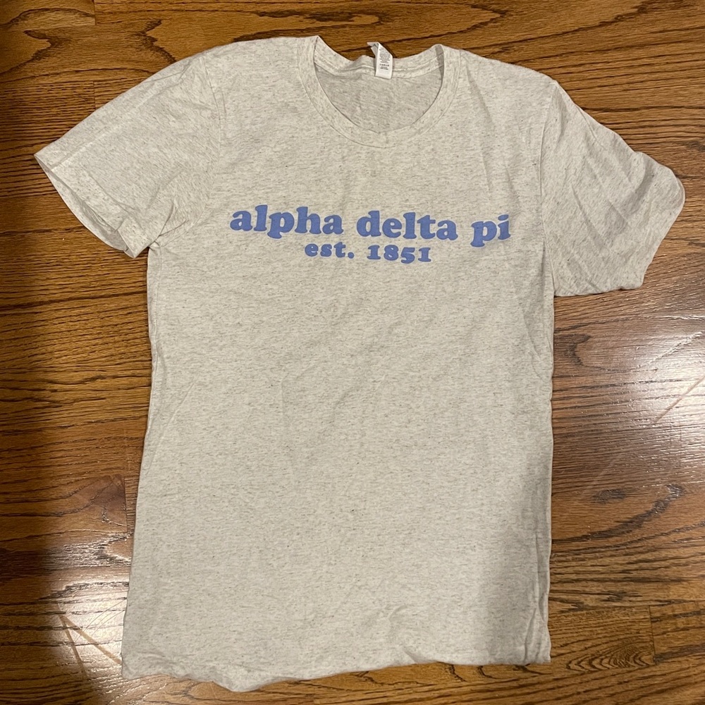 Alpha Delta Pi Cream-Colored T-Shirt